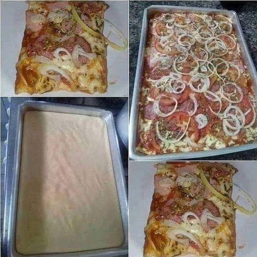 Pizza de Liquidificador