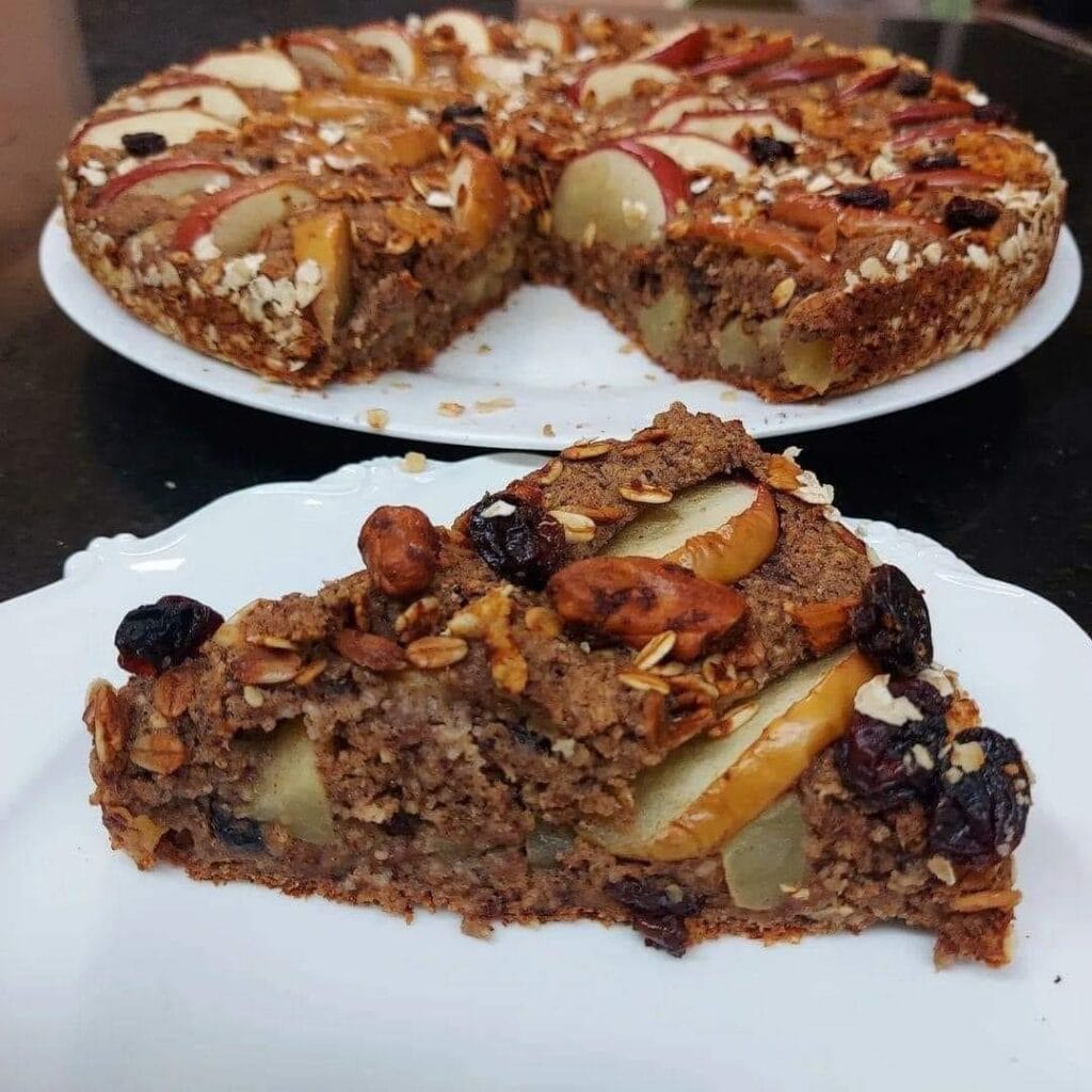 Bolo Fit de Maçã Saudável e Saboroso
