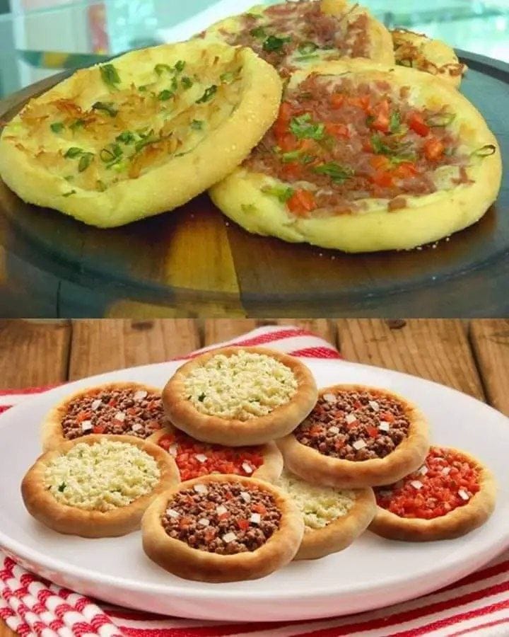 Esfiha Recheada Aberta