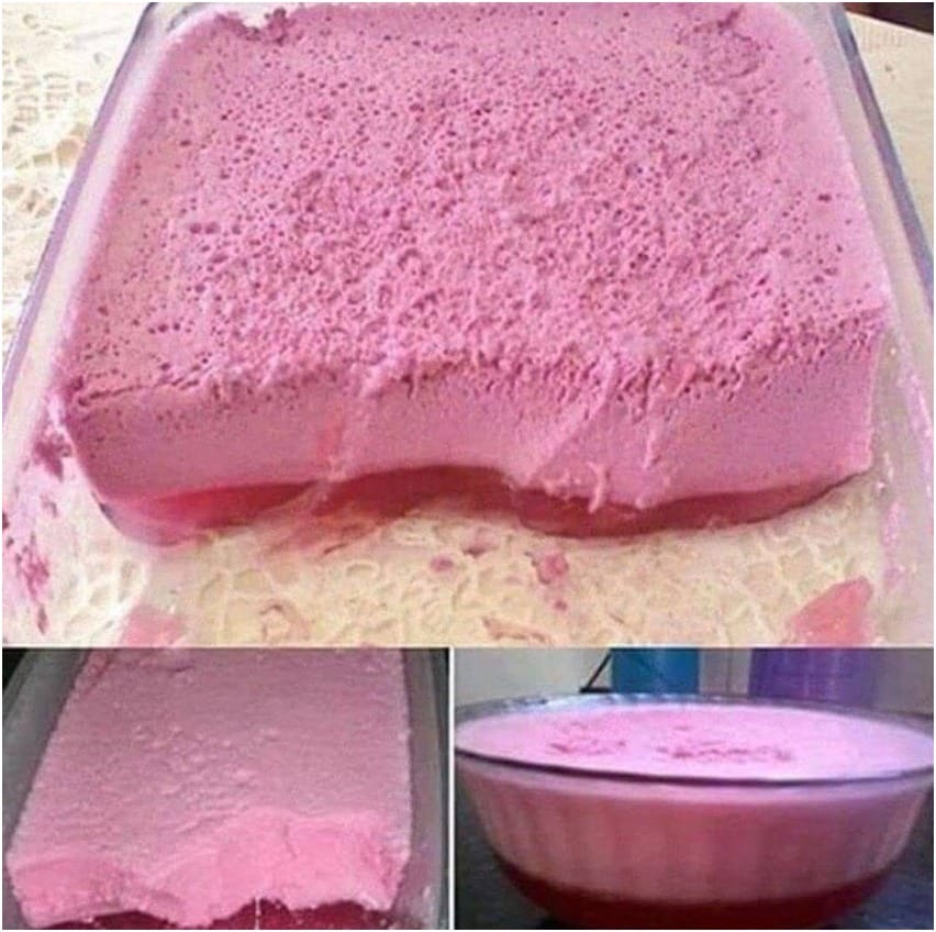 Gelatina Cremosa com Creme de Leite