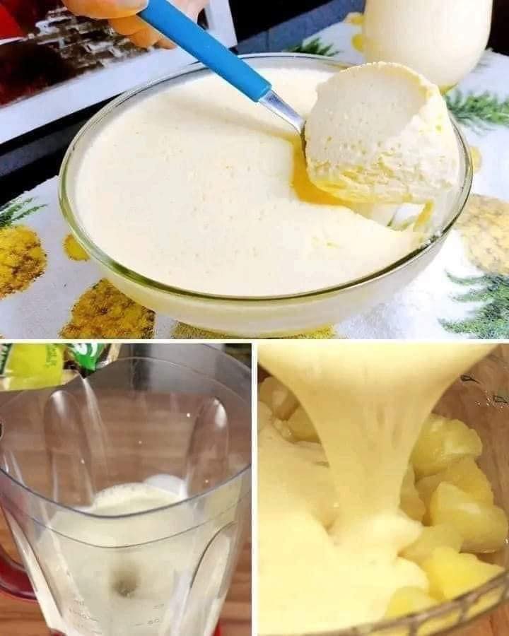 Mousse de Abacaxi Tropical