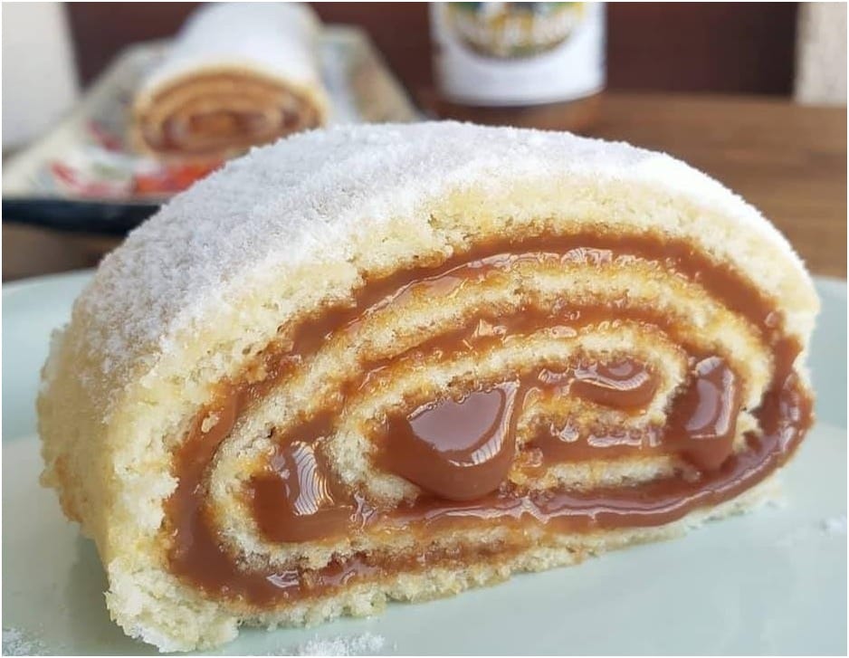 Rocambole de Doce de Leite