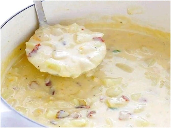 Sopa de Batata com Bacon