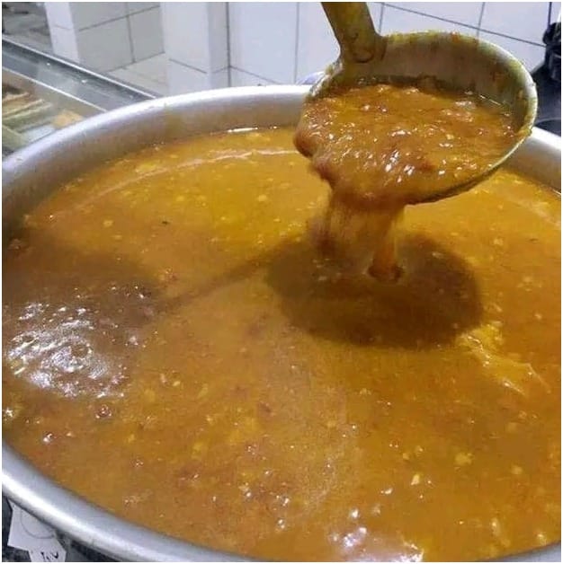 Sopa de Mandioca com Carne Moída