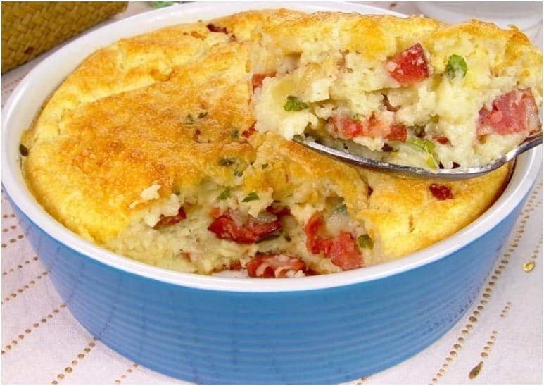 Torta de Batata com Calabresa