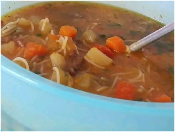 Sopa de Legumes com Carnes